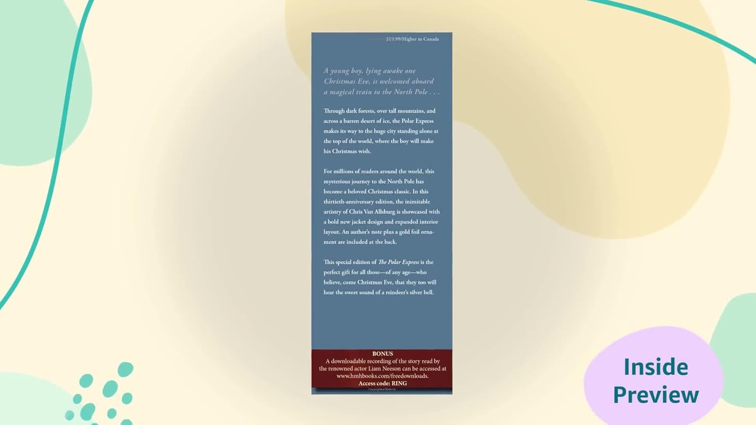 The Polar Express: A Caldecott Award Winner― Great for Holiday and Christmas Reading or Gifting - Image 7