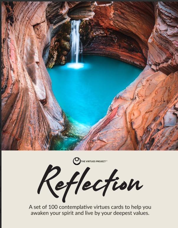 The Virtues Reflection Cards 2021 Version, 100 Spiritual Growth Cards for Character Development and Values - Image 2