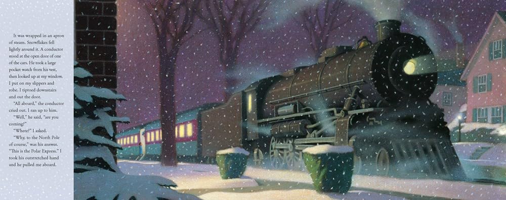 The Polar Express: A Caldecott Award Winner― Great for Holiday and Christmas Reading or Gifting - Image 4