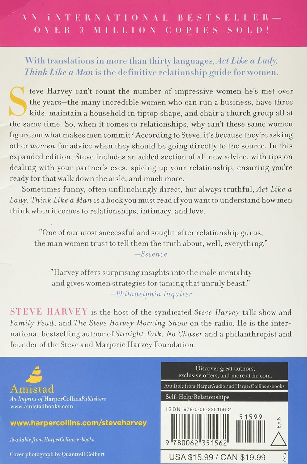 Act Like a Lady, Think Like a Man, Expanded Edition: What Men Really Think About Love, Relationships, Intimacy, and Commitment - Image 3